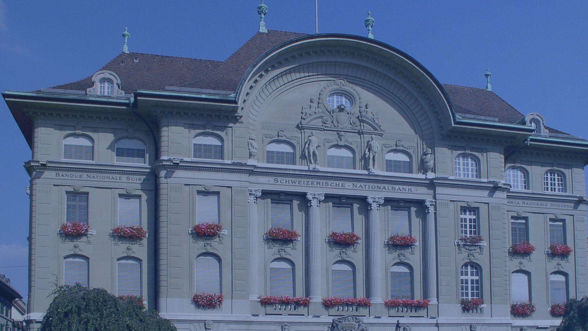 The Swiss National Bank in Berne