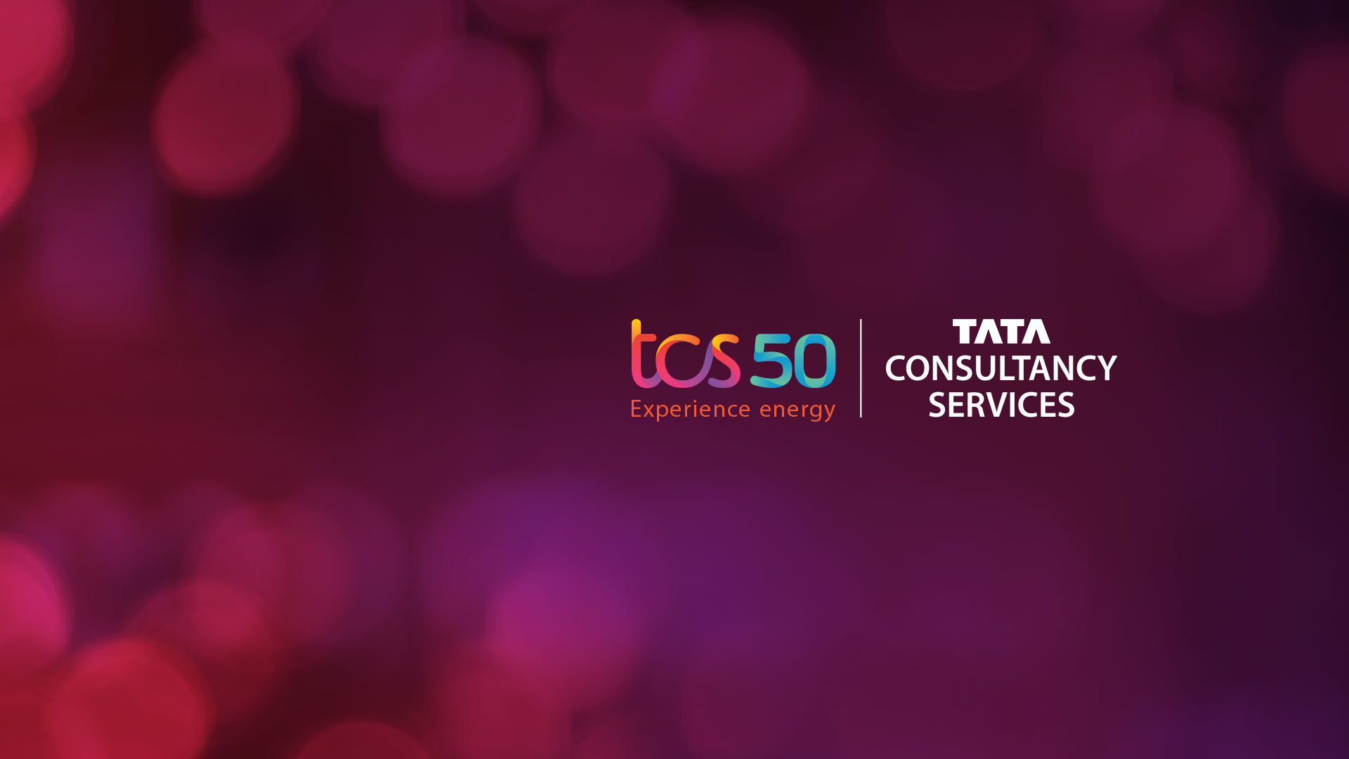 50 years of TCS special logo