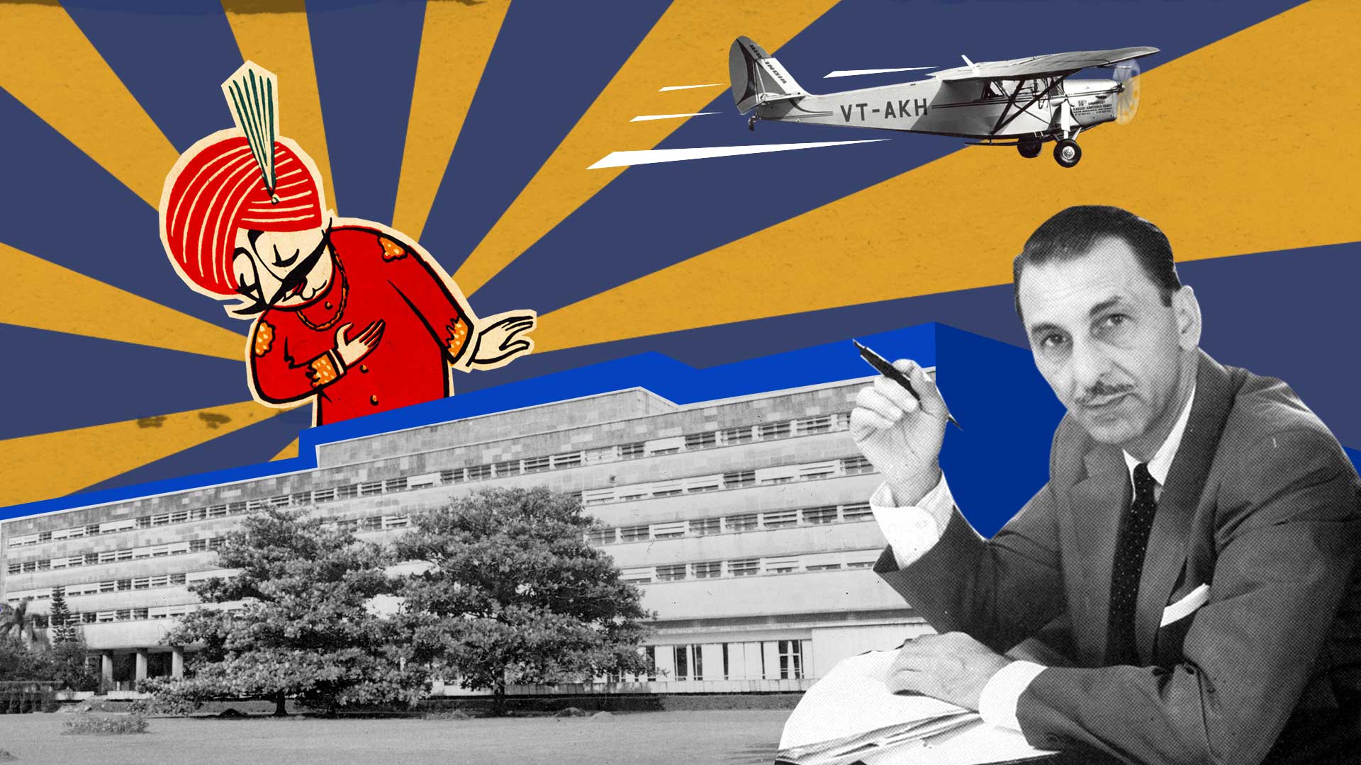 A set of timelines that depict Tata history