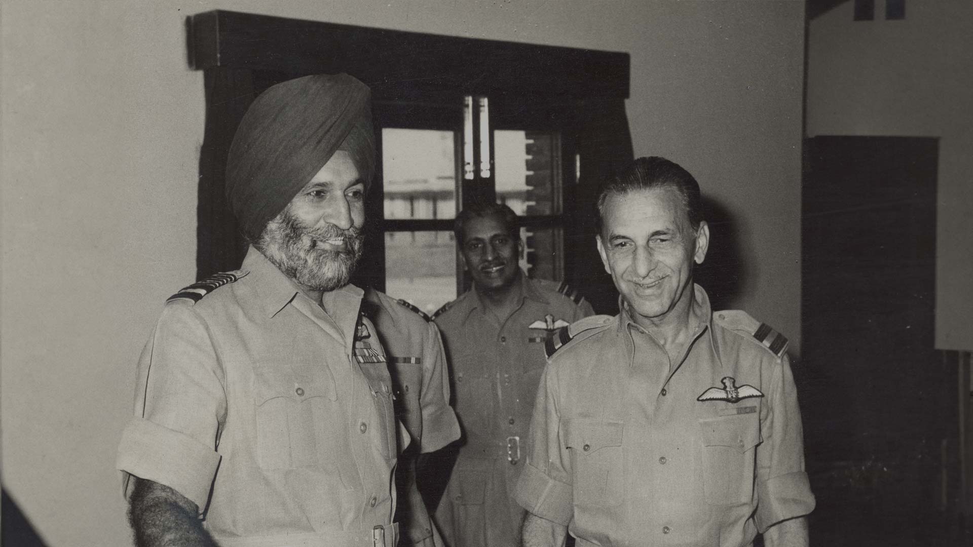 JRD Tata with Air Chief Marshal Arjan Singh