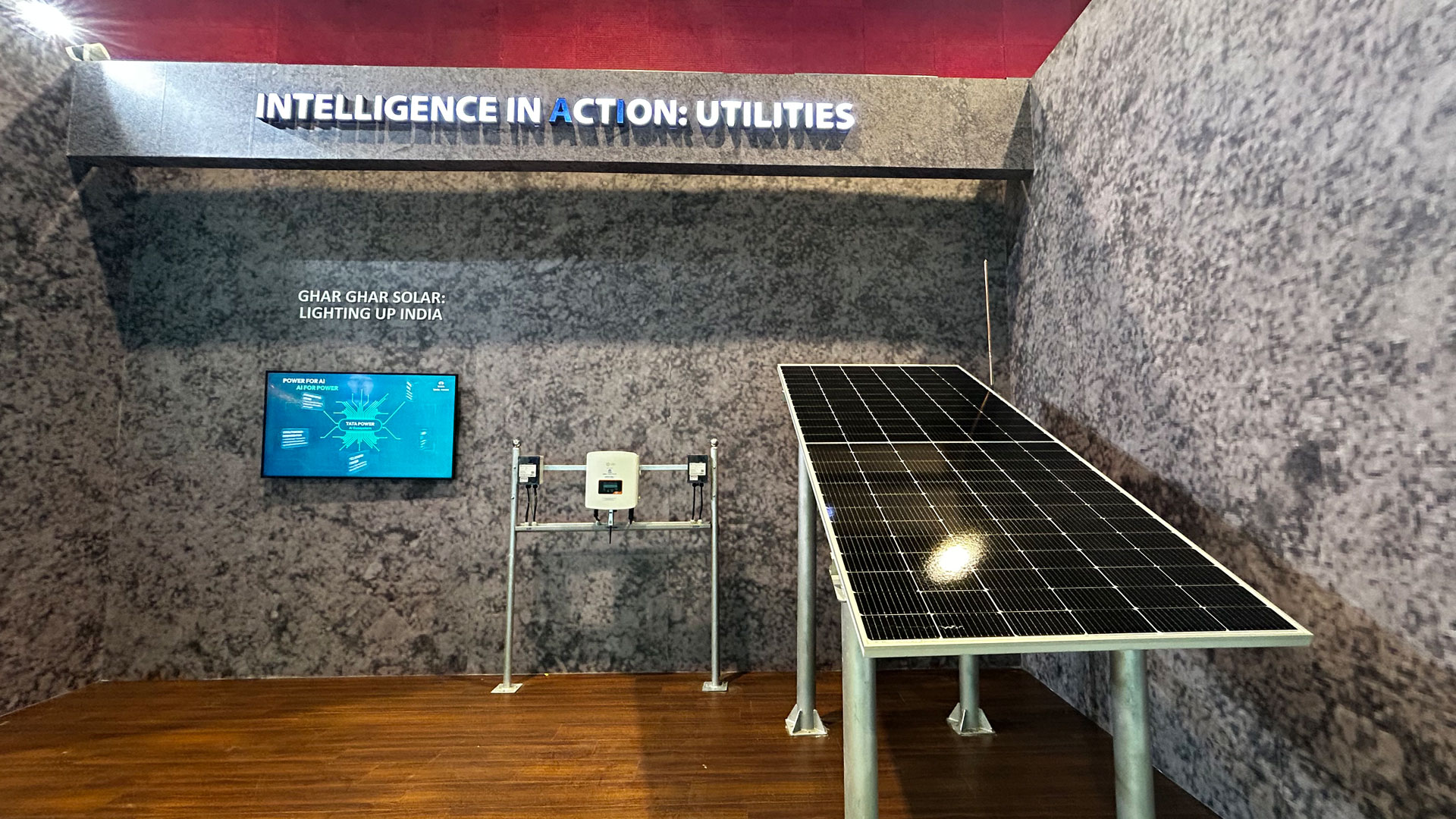 Tata Power solar at AI summit