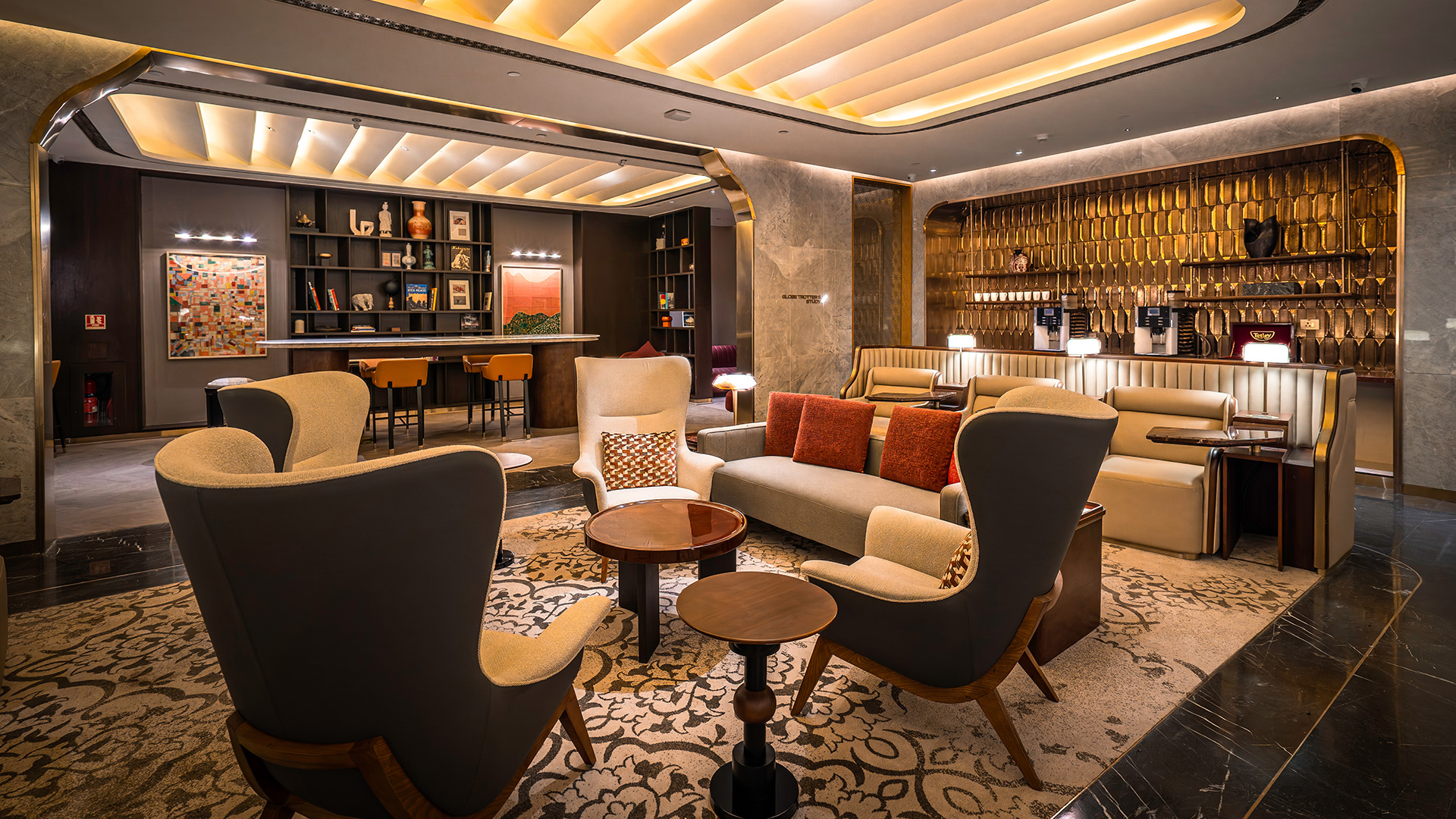 Air India Maharaja lounge Delhi