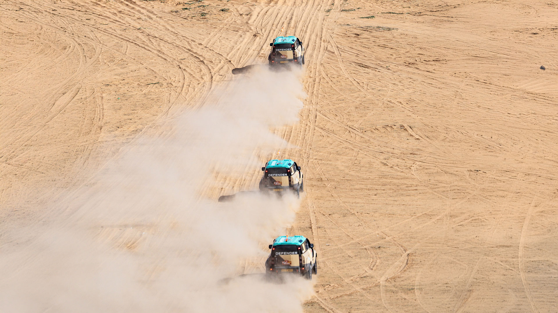 The three cars in Tandem