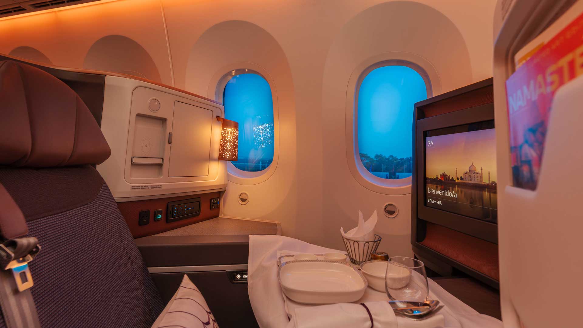 Busienss class cabin