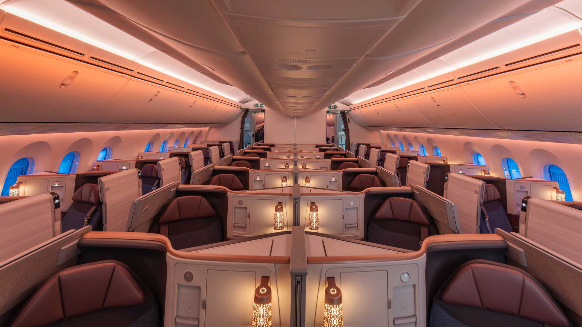 The aircraft on showcase