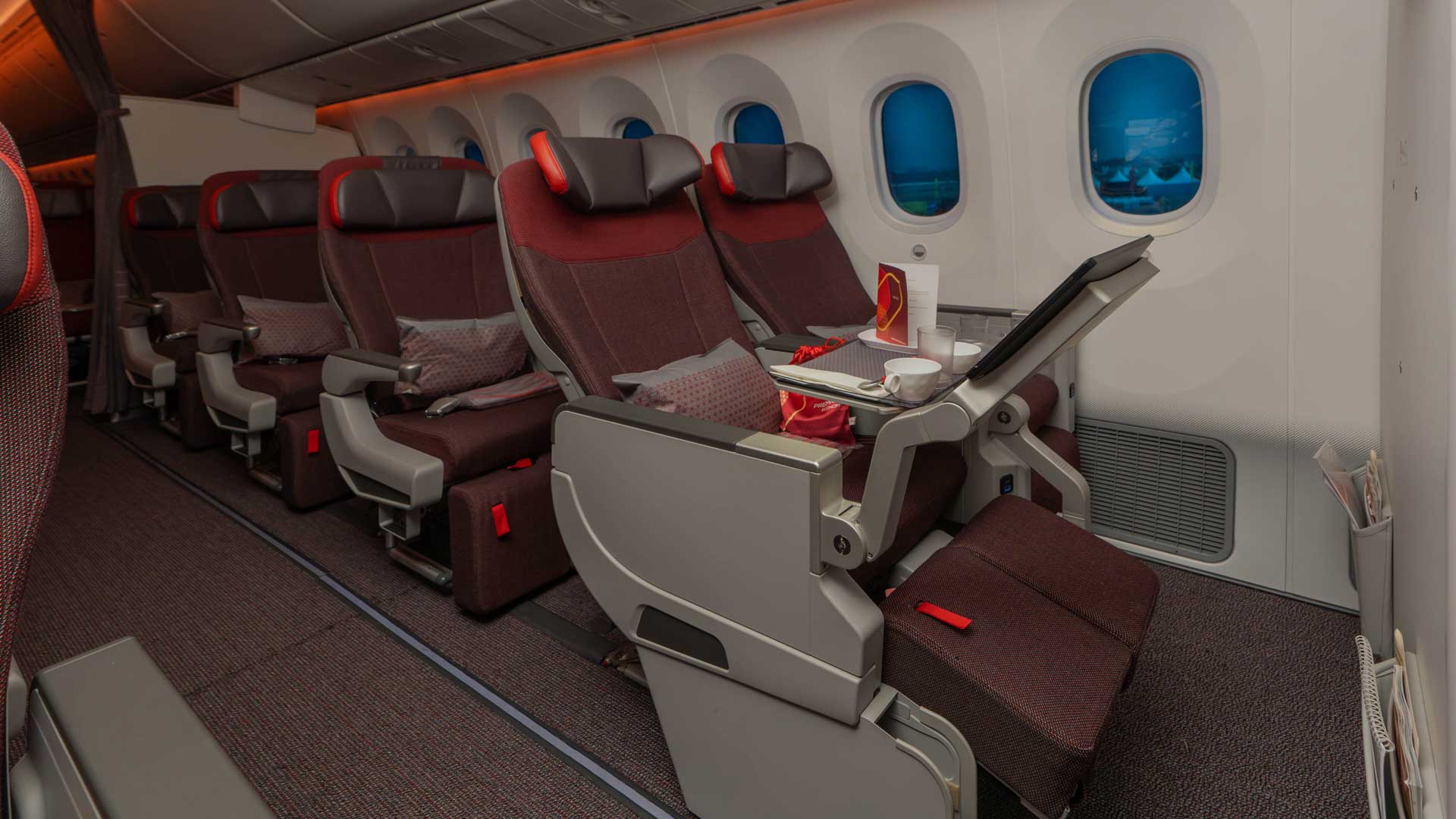 Premium Economy seating