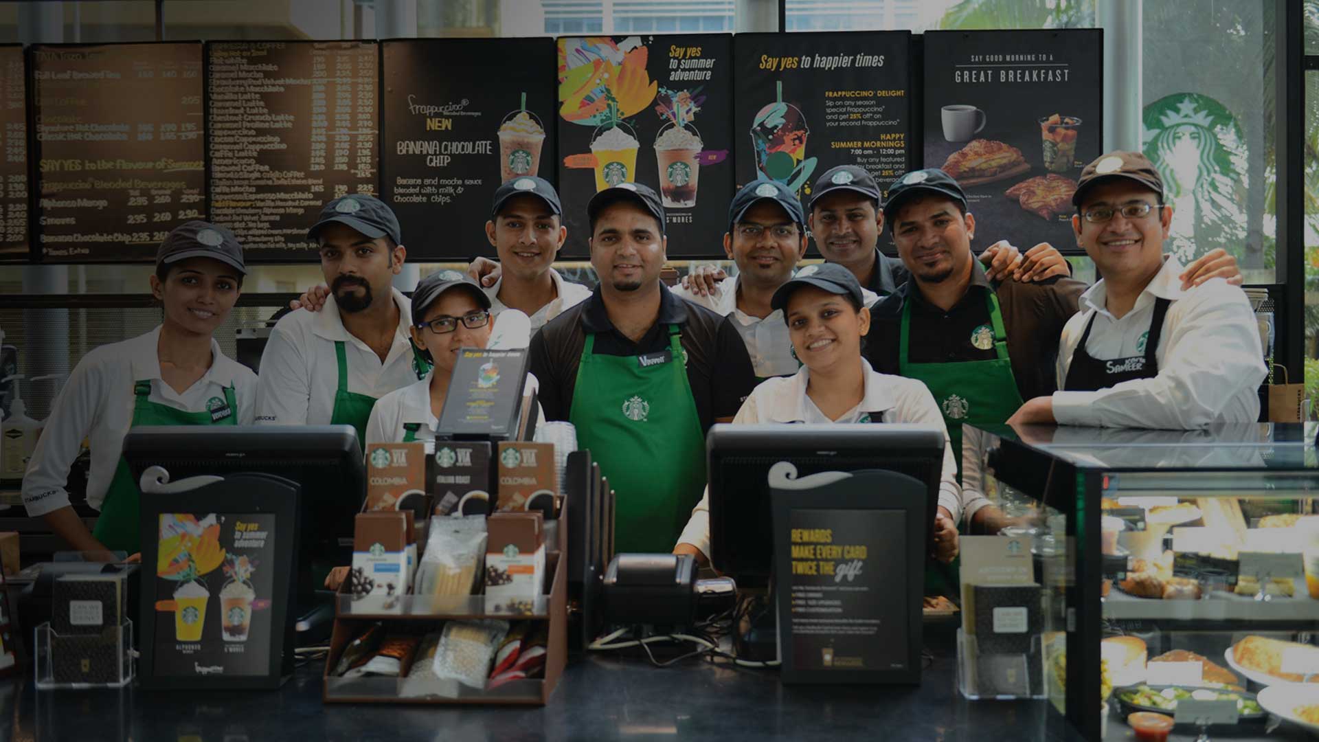 Mithali and Team for Tata Starbucks