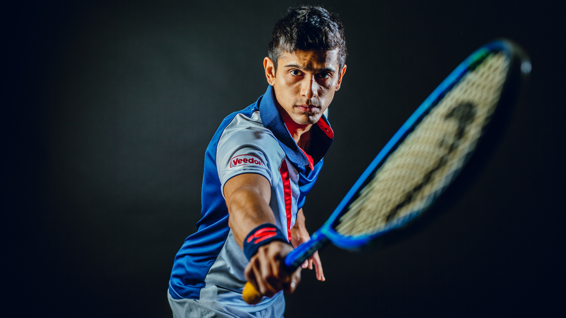 Saurav Ghosal in action