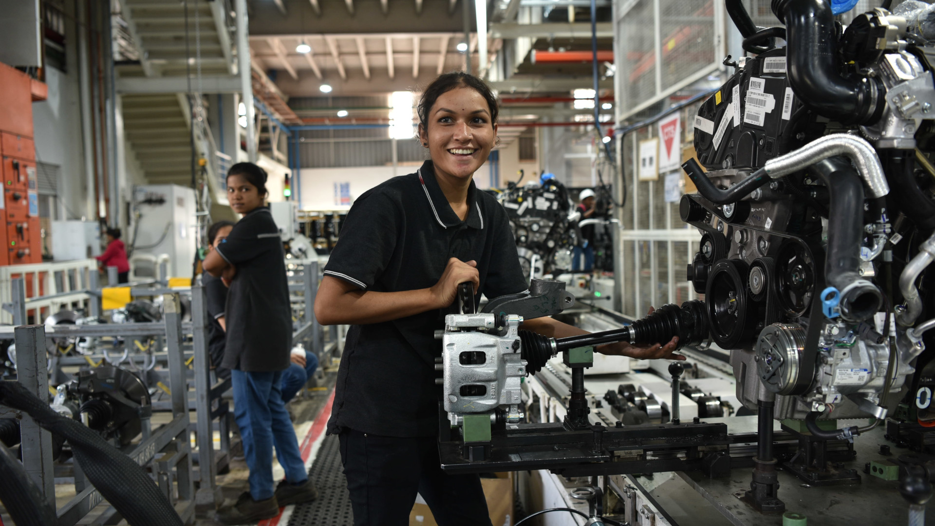 Tata Motors all-women assembly line