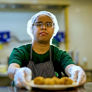 TCS Cafe for the Blind