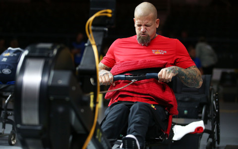 Dave, paralysed from the ribs downward, triumphed at the Invictus Games