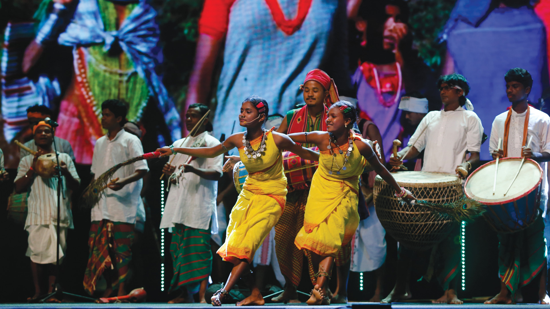 Young tribal performers at the NCPA