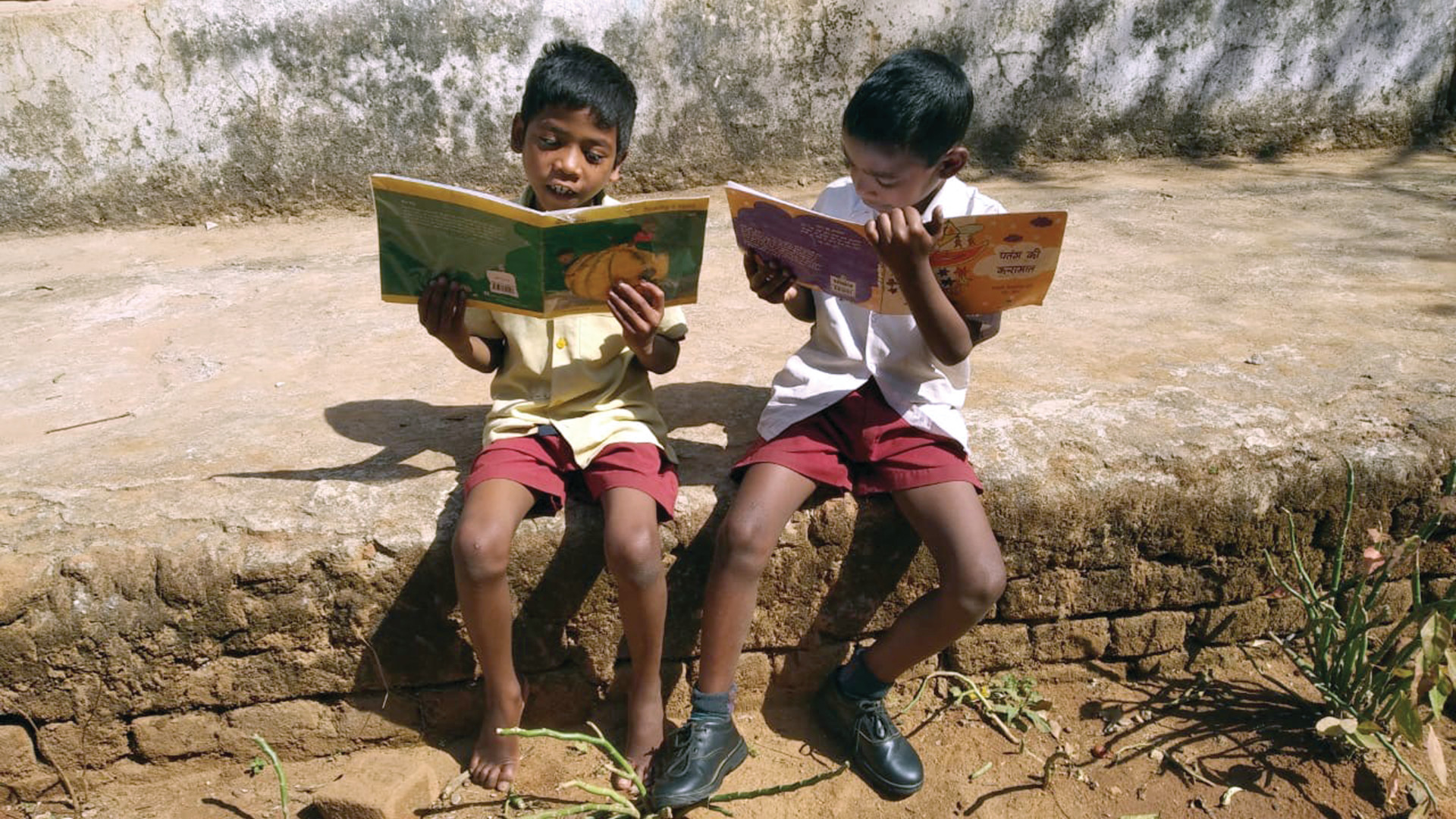 Reading for tribal schoolchildren