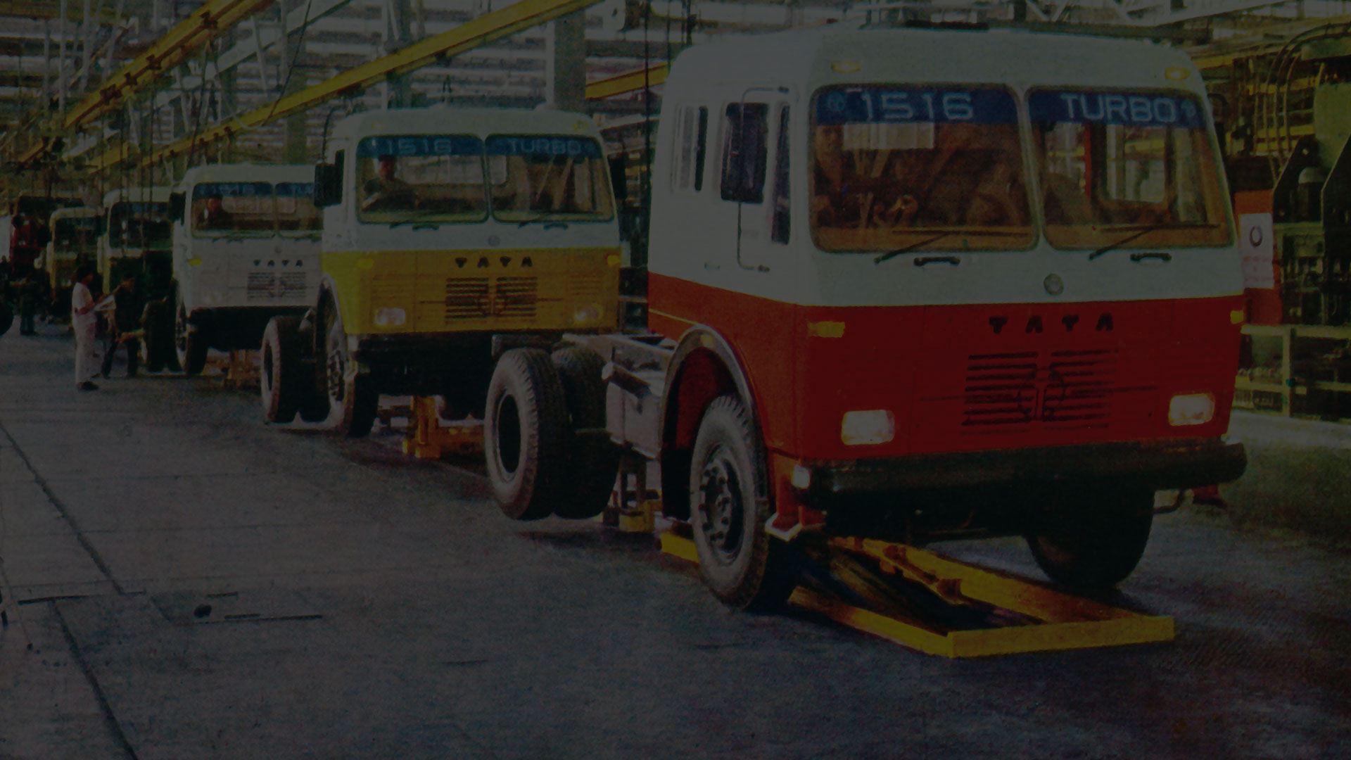1516 vehicles at the TELCO assembly line in Pune
