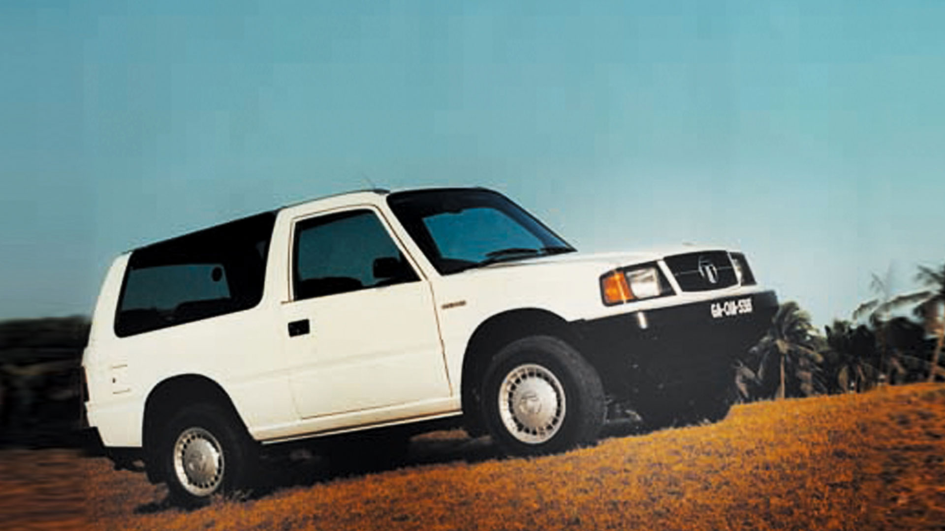 the Tata Sierra, with its unique three-door design 