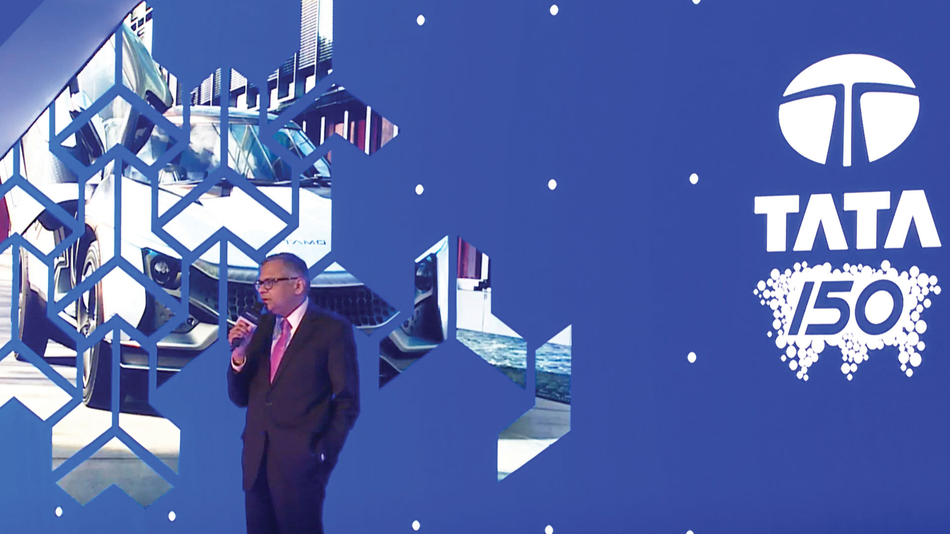 N Chandrasekaran at Auto Expo 2018