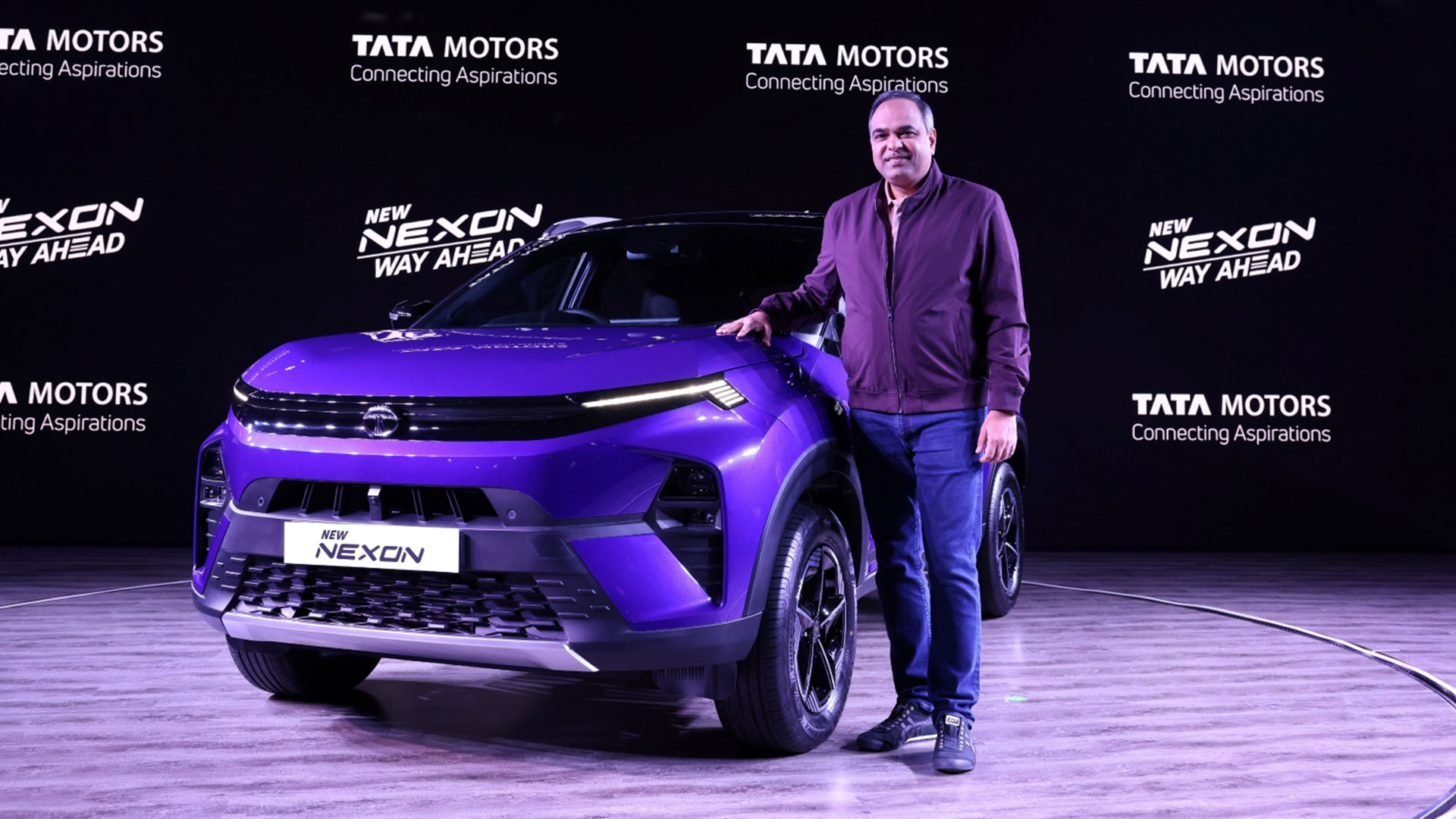 Shailesh Chandra, Managing Director, Tata Motors Passenger Vehicles and Tata Passenger Electric Mobility, launches the new gen Nexon in 2023