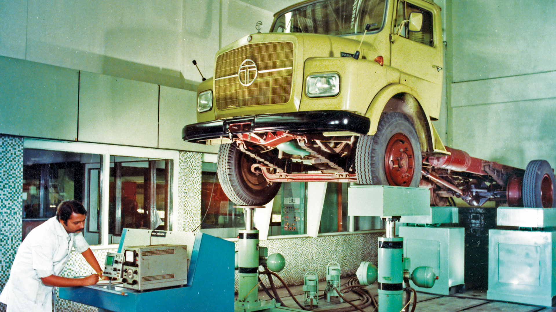 Chassis testing in progress