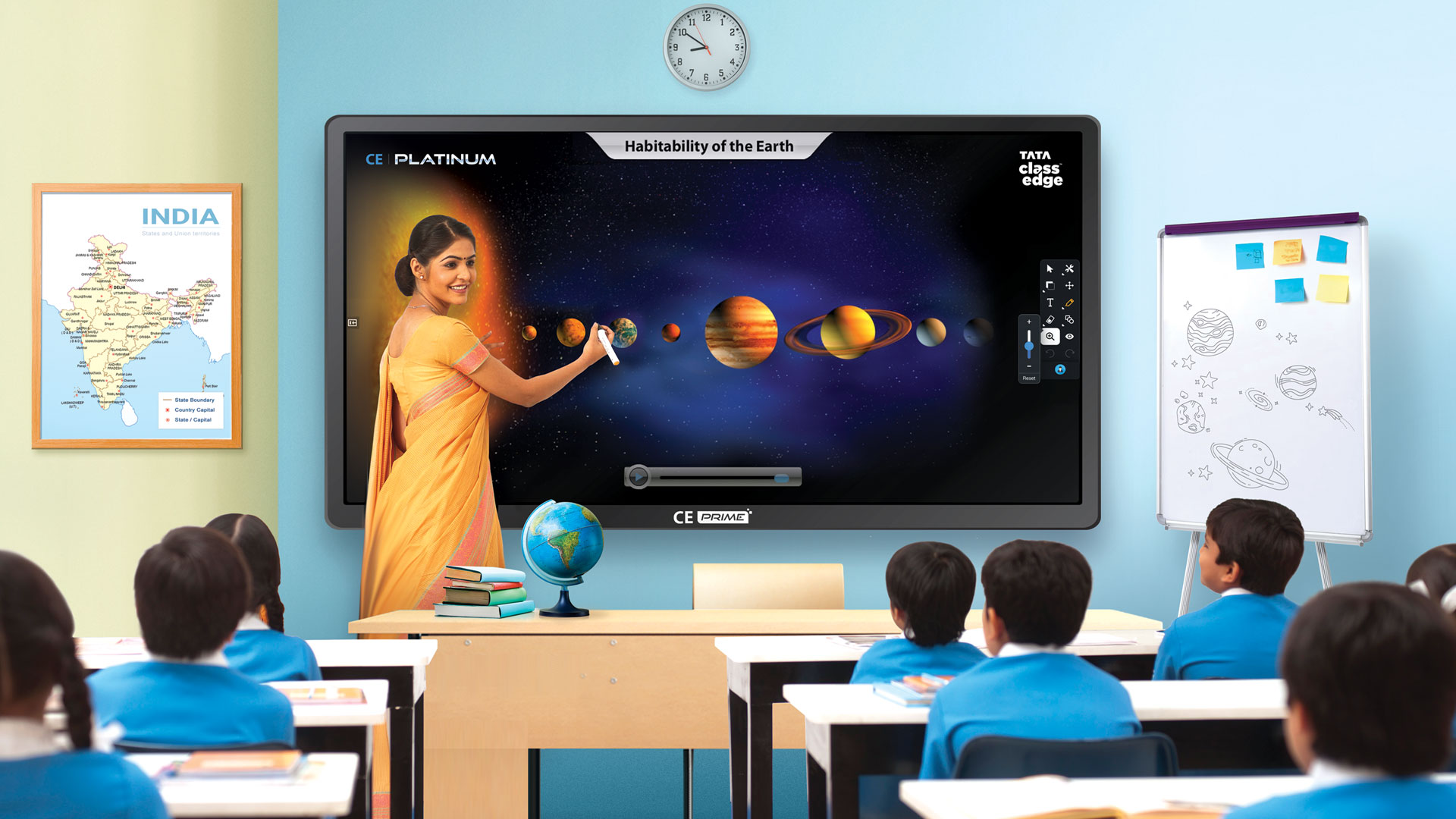 Tata Industries is incubating Tata Classedge that provides technology solutions for classroom teaching